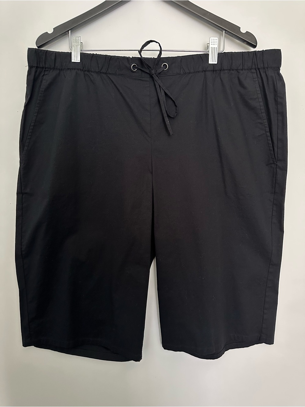 EILEEN FISHER - ORGANIC COTTON, ELASTIC WAIST, DRAWSTRING PULL ON SHORT - XL